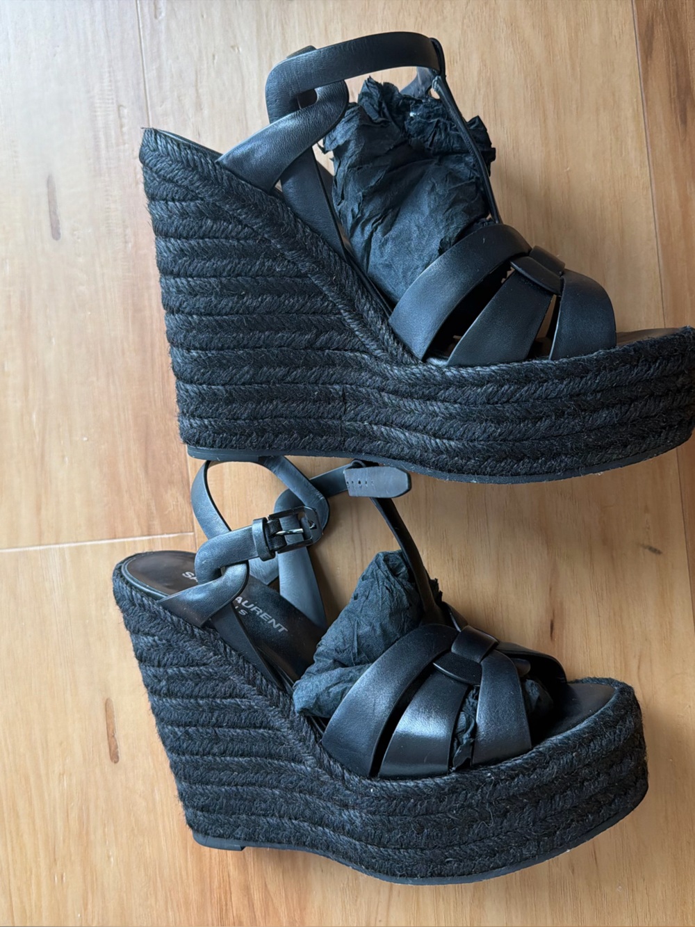 Saint Laurent High Heel Leather Upper Rubber
MAINE Black size 36